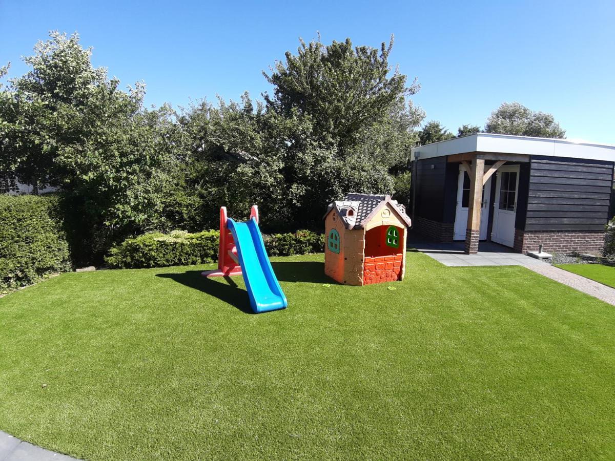 Luxe Chalet 'Wysha' Sint Annaland Dış mekan fotoğraf